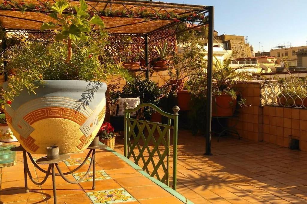 Amazing Roof In The Heart Of Naples! Lejlighed Eksteriør billede